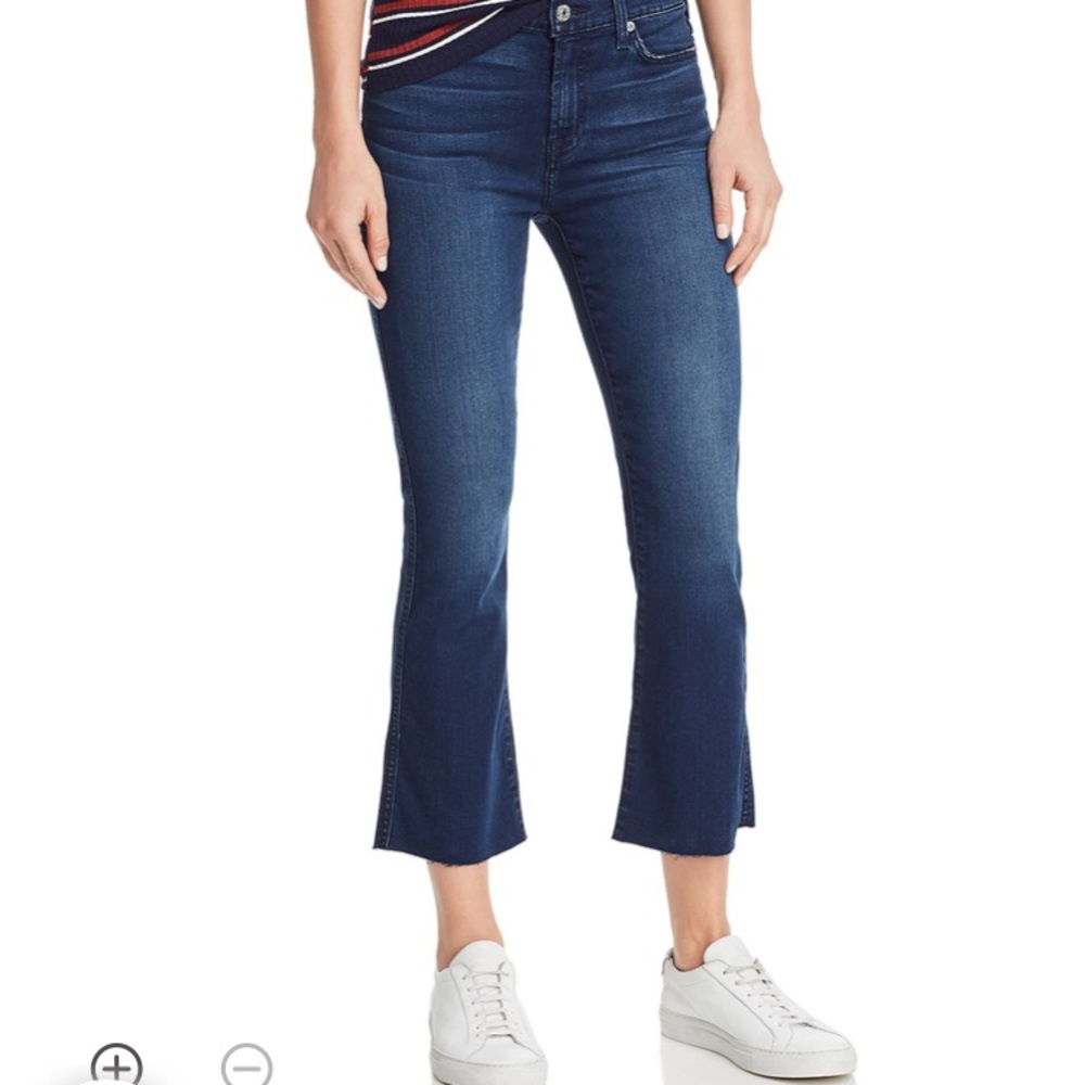 7 for All Mankind B(air) Cropped Boot NWT